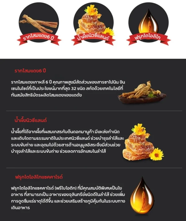 โสมแดงสกัดเข้มข้นผสมน้ำผึ้ง HONEY Red Ginseng Extract